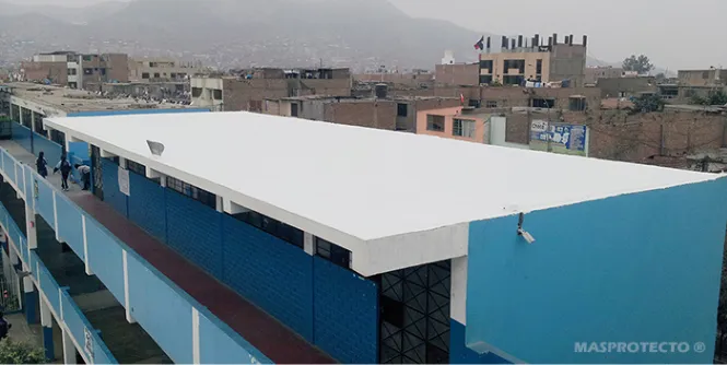 First Cool Roof for a National School in Lima, Peru