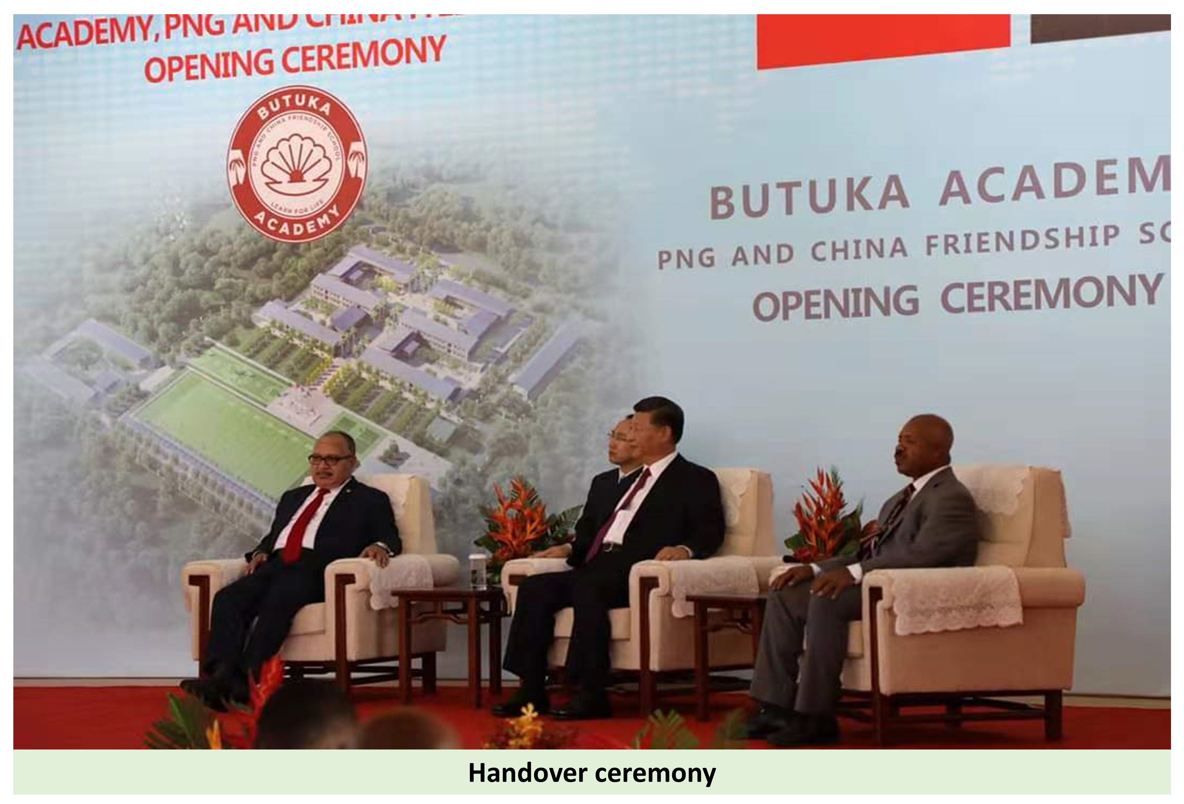 Handover ceremony